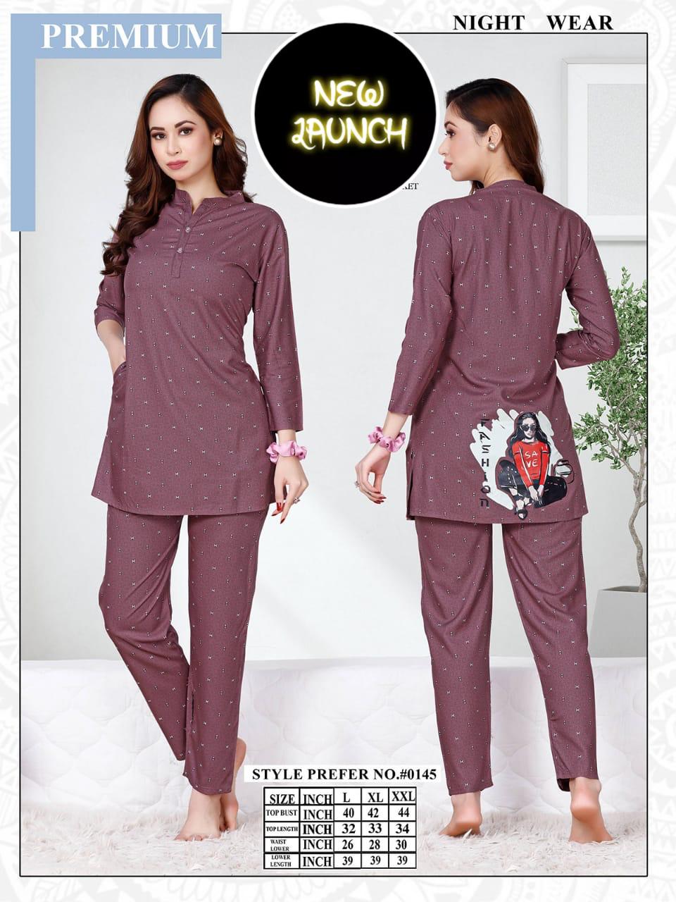 Summer Special Vol 0145 Printed Night Suits Catalog